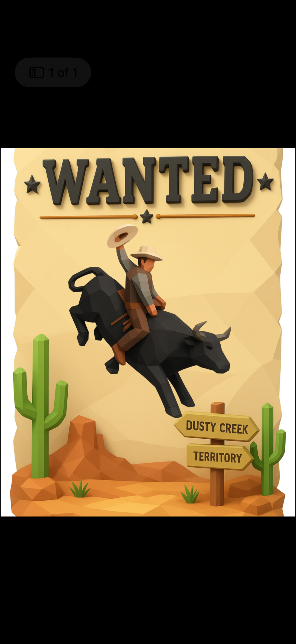 WANTED COWBOY POSTER | MODERN WESTERN WALL ART | PRINTABLE HOME DECOR