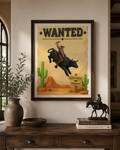 WANTED COWBOY POSTER | MODERN WESTERN WALL ART | PRINTABLE HOME DECOR