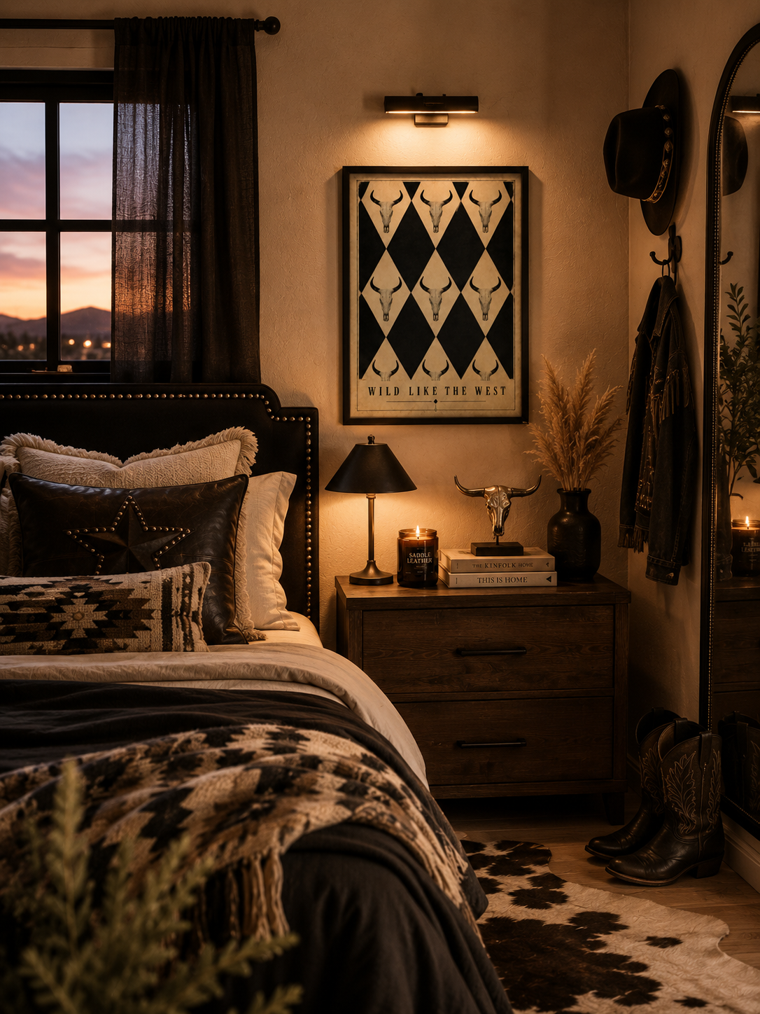 WILD LIKE THE WEST PRINTABLE ARTWORK | LONGHORN DECOR | WESTERN DIGITAL DOWNLOAD
